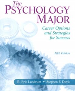 The Psychology Major Career Options and Strategies for Success 5th Edition