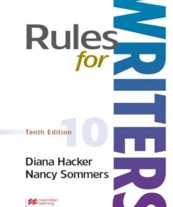 Rules for Writers 10th Edition by Diana Hacker