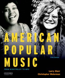 American Popular Music From Minstrelsy to MP3, 5th Edition