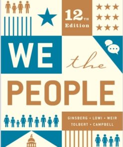 We the People An Introduction to American Politics