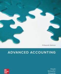 Advanced Accounting 15th Edition By Joe Ben Hoyle
