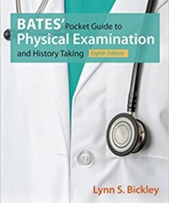 Bates' Pocket Guide to Physical Examination and History Taking Eighth 8th Edition
