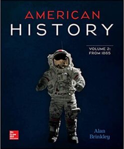 American History Connecting with the Past Volume 2 From 1865 15th Edition by Alan Brinkley