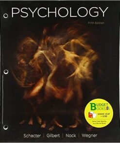 Psychology 5th Edition by Daniel L. Schacter