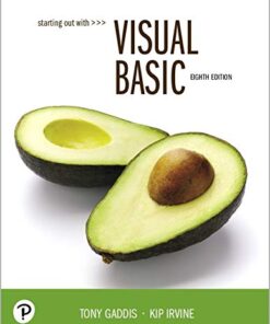 Starting Out with Visual Basic 8th Edition