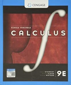 Single Variable Calculus 9th Edition by James Stewart