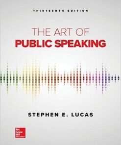 The Art of Public Speaking 13th Edition
