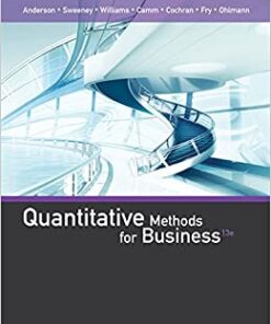 Quantitative Methods for Business 13e 13th Edition