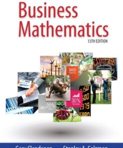 Business Mathematics 13th Edition - Gary Clendenen