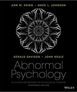 Abnormal Psychology 13th Edition by Ann M. Kring