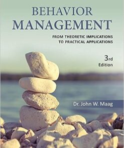 Behavior Management 3rd Edition by John W. Maag