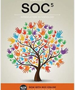 SOC 5 Introduction To Sociology 5th Edition by Nijole V. Benokraitis