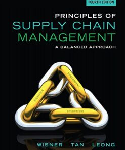 Principles of Supply Chain Management A Balanced Approach 4th Edition