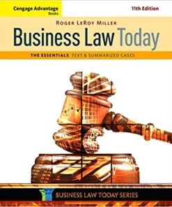 Business Law Today 11th Edition by Roger LeRoy Miller