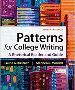 Patterns for College Writing 15e 15th Edition