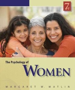 The Psychology of Women 7e 7th Edition by Margaret Matlin