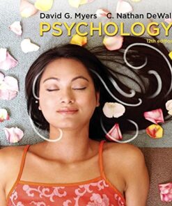 Psychology 12th Edition by David Myers.