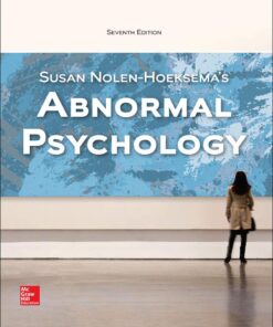 Abnormal Psychology 7th Edition by Susan Nolen-Hoeksema