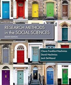 Research Methods for the Social Sciences  Eighth Edition  Chava Frankfort-Nacmias