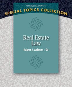 Real Estate Law (Real Estate Law (Seidel, George)) 9th Edition - Robert J. Aalberts