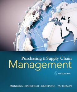 Purchasing & Supply Chain Management 6th Edition