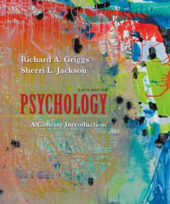Psychology A Concise Introduction 6th Edition by Richard A. Griggs
