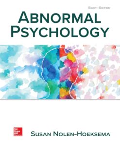 Abnormal Psychology 8th edition by Susan Nolen-Hoeksema
