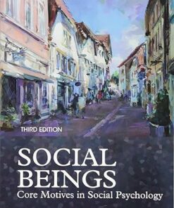 Social Beings Core Motives in Social Psychology Third 3rd Edition Susan Fiske
