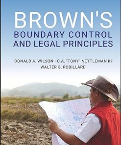 Brown's Boundary Control and Legal Principles 8th Edition