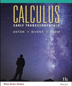 Calculus Early Transcendentals 11th Edition by Howard Anton