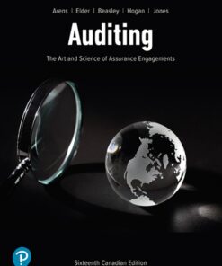 Auditing The Art and Science of Assurance Engagements 16th Canadian Edition