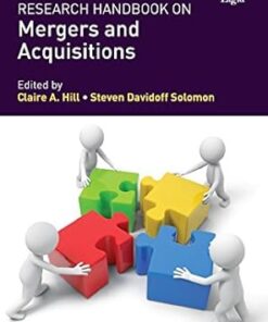 Research Handbook on Mergers and Acquisitions Research Handbooks in Corporate Law and Governance series