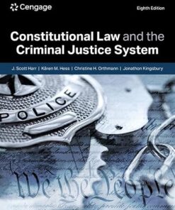 constitutional law and the criminal justice system 8th edition